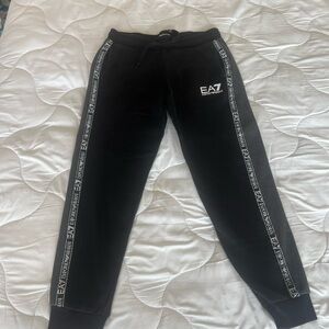 Emporio Armani Black Sweatshirt with Logo